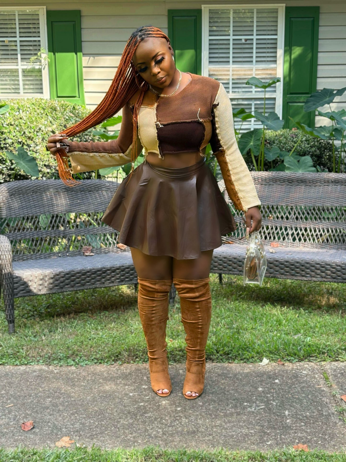 “Hazel Honey” Crop Top