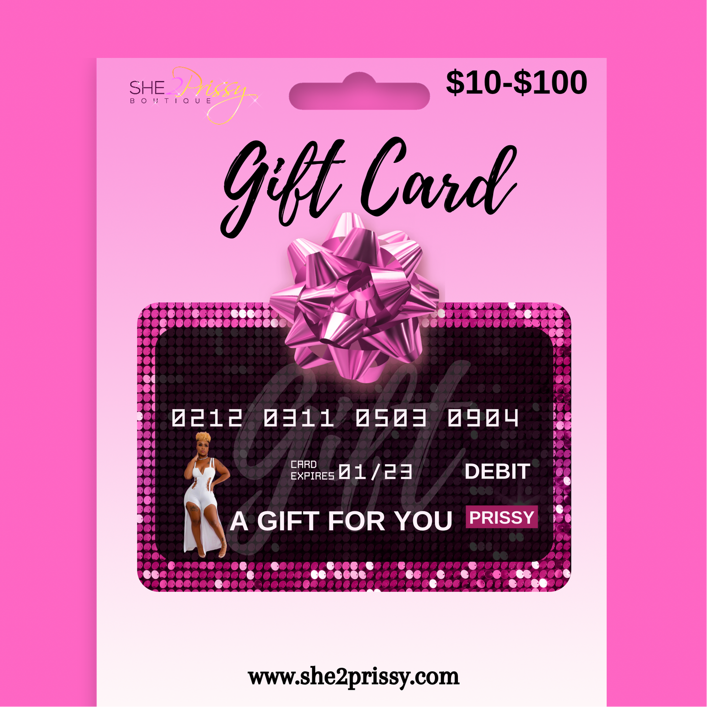 She2Prissy Gift Card